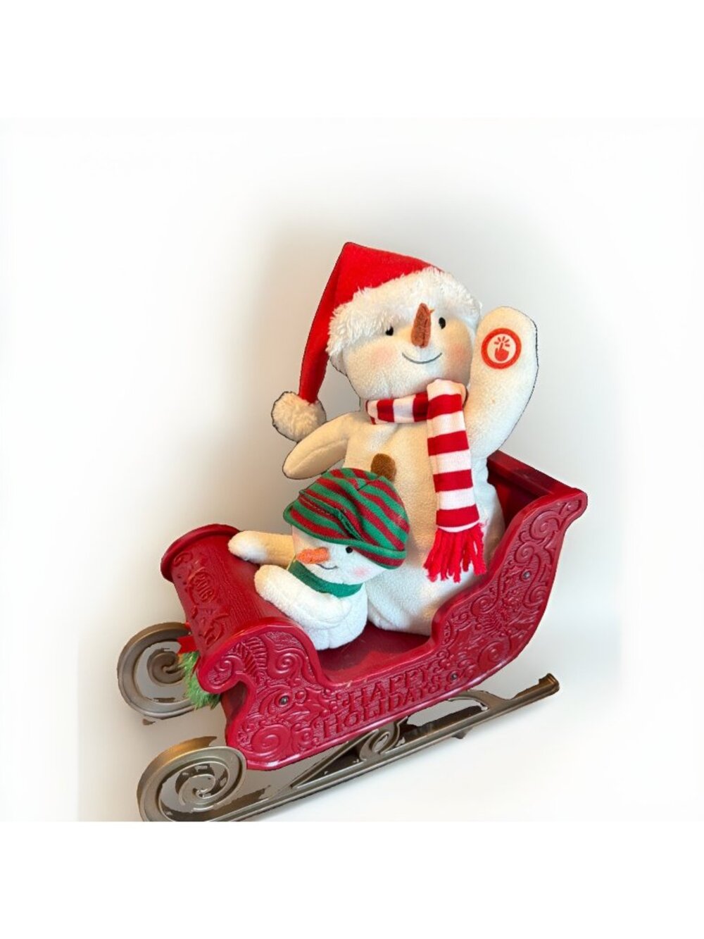 Hallmark Twinkling Sleigh Ride Snowmen 2016 Sound Light Motion Jingle Pals